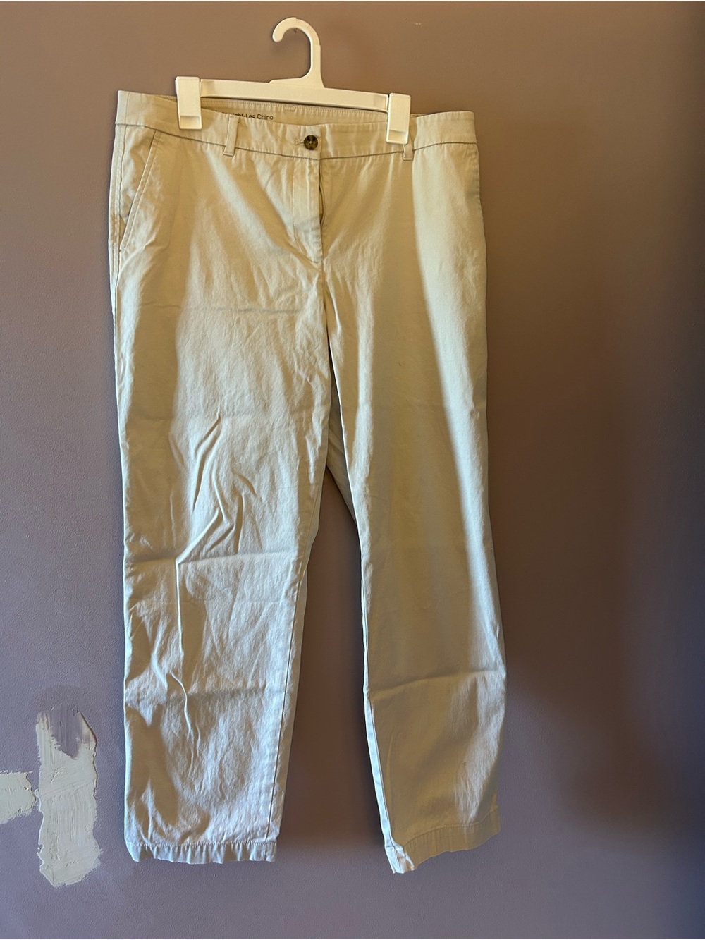 Talbots Beige Cropped Ankle Pants